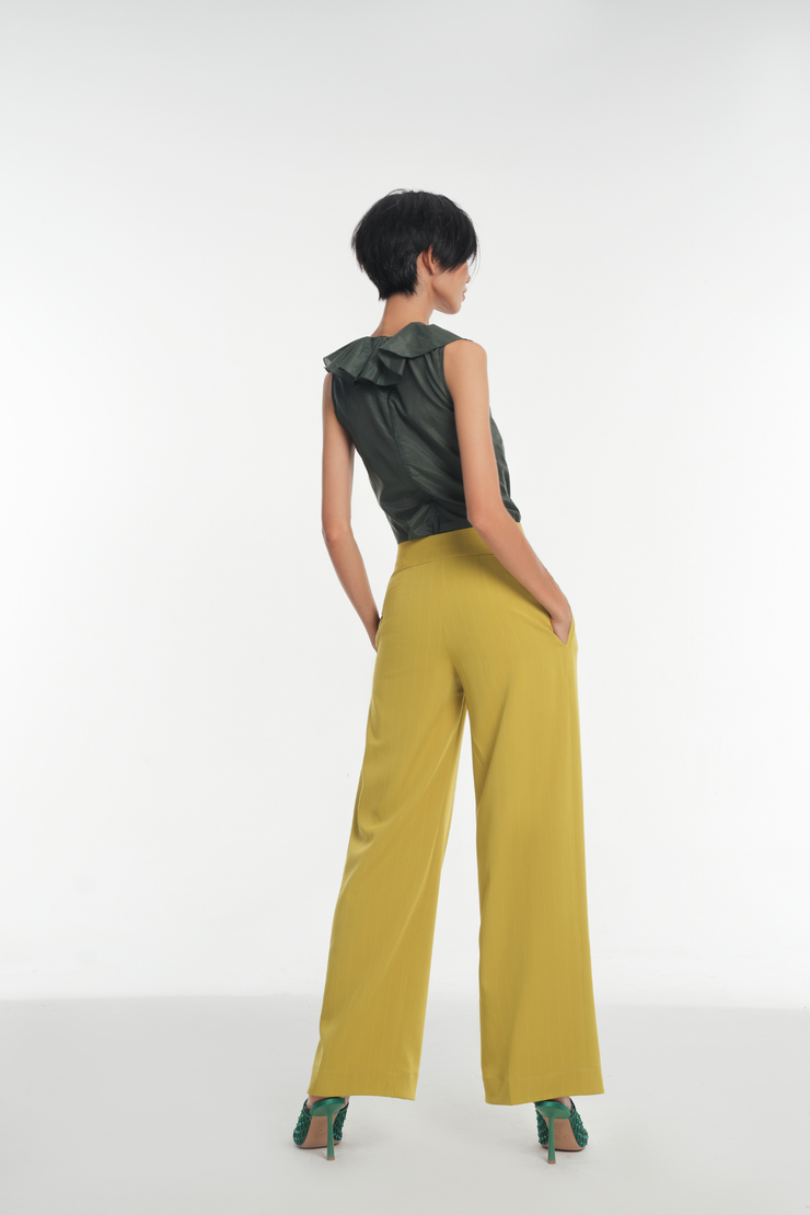 Deanna High-waist Wide-Leg Pants
