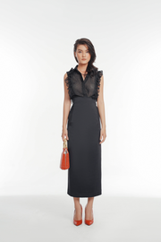 Olivia Ruffle Sleeveless Shirt