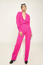 SIGNATURE - SLIM FIT SHIRT - FUSSIA