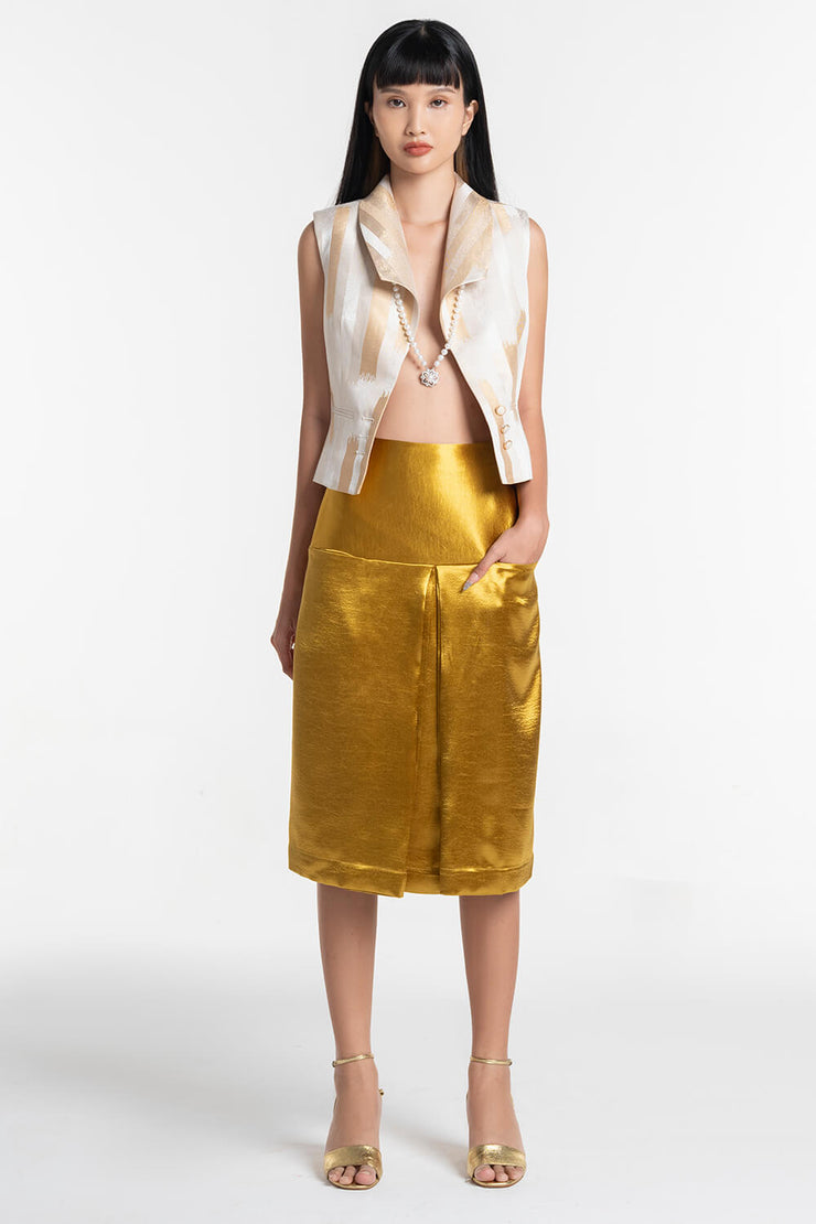 Golden Shimmer Gilet