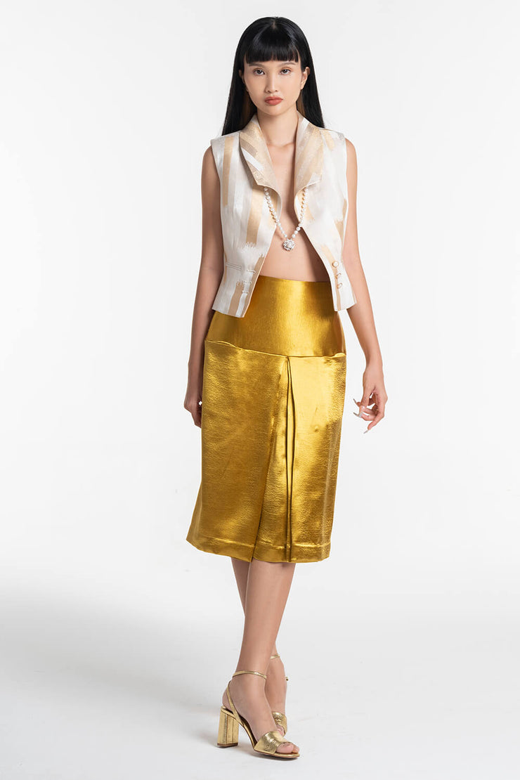 Golden Shimmer Gilet