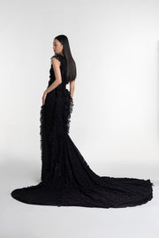 Mysterious Floral Lace Dress
