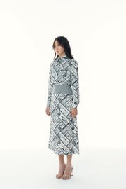 Sexy A lines Shirt & Skirt - Picasso