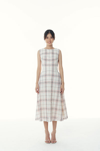 Kate Check Midi Dress