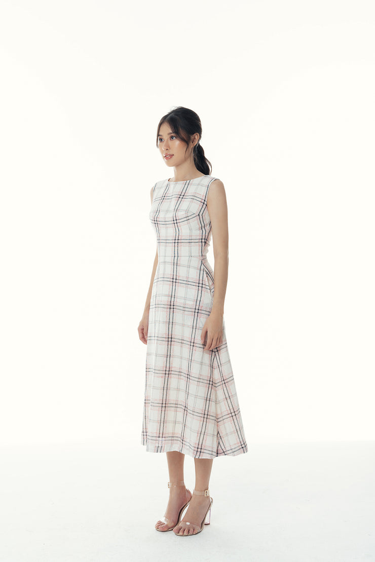 Kate Check Midi Dress