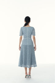 Eunoia Striped Midi Dress