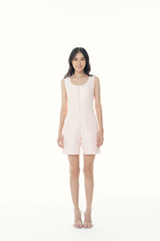 Evelyn Tweed Short Sleeves Playsuit