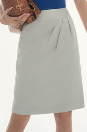 Pleated Skirt - Cameo Green