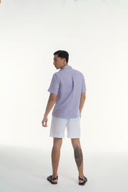 Holiday Linen Shirt  - Lilac