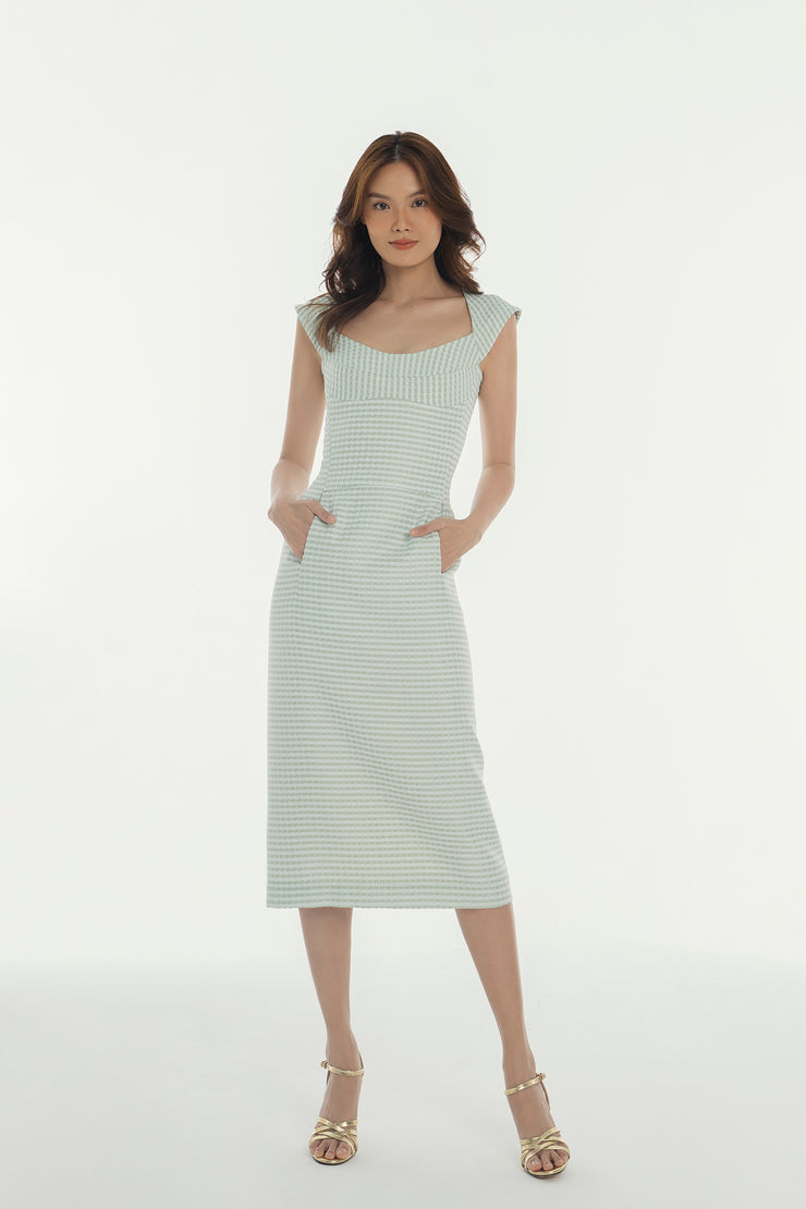 Aurelia Romantic Dress - Holling Sworth Green