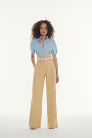 Sexy High-Waisted Pants -  French Vanilla