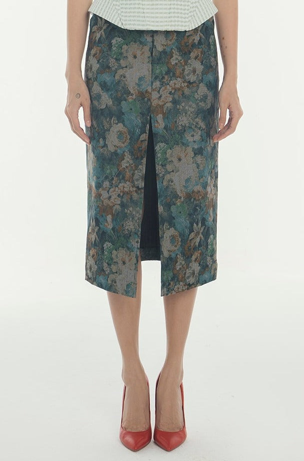 Lily Pencil Skirt - Vintage Memory
