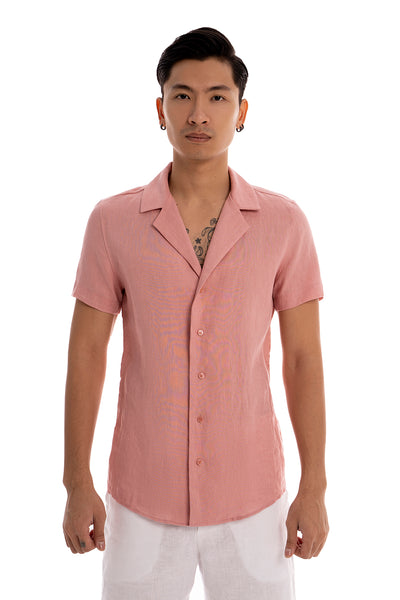 Resort Collar Shirt -Touch of Rose