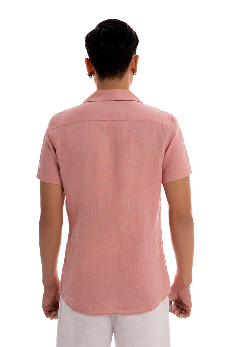 Resort Collar Shirt -Touch of Rose