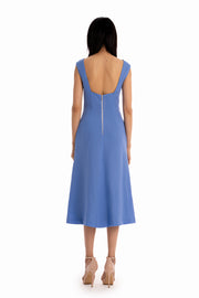 Midi Casual Luberon Dress - Celestial Blue