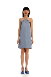 Robe de cocktail en satin - Maya Blue