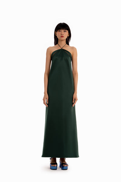 Satin Evening Gown  - Paris By Night