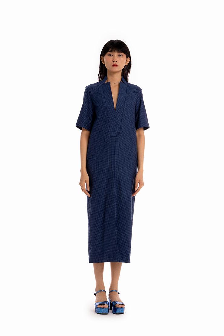 Office Lady Dress - Just Navy