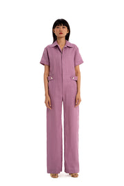 Craziness Salopette - Plum