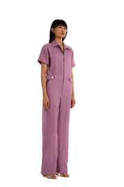 Craziness Salopette - Plum