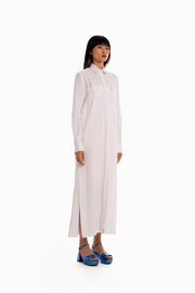 Miss Dynamic Shirt Dress - Off White