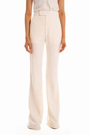 Sexy Flaire Pants - Rib Cream