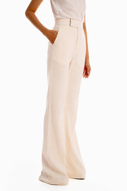 Sexy Flaire Pants - Rib Cream