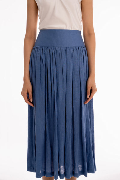 Luberon Casual Skirt - Kensington Blue