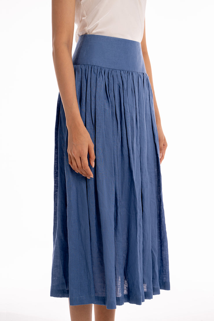 Luberon Casual Skirt - Kensington Blue