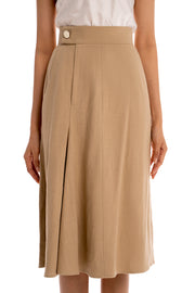 Casual Godet Skirt - Birch