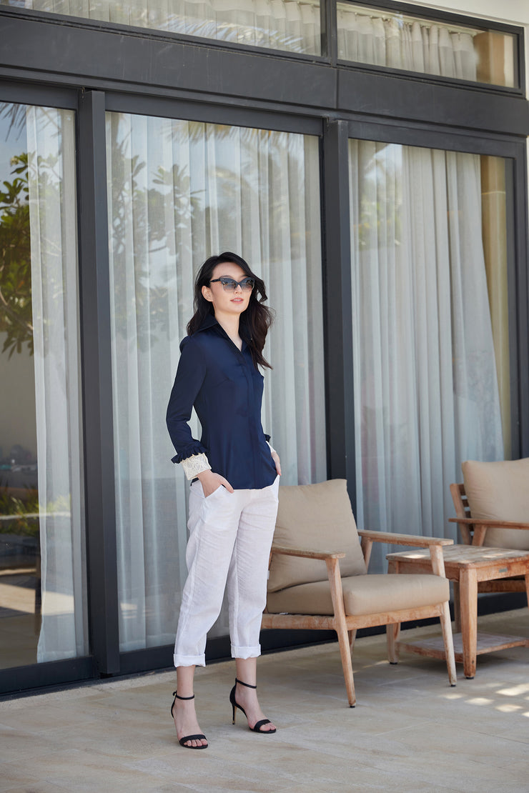 New Slim Linen Pants