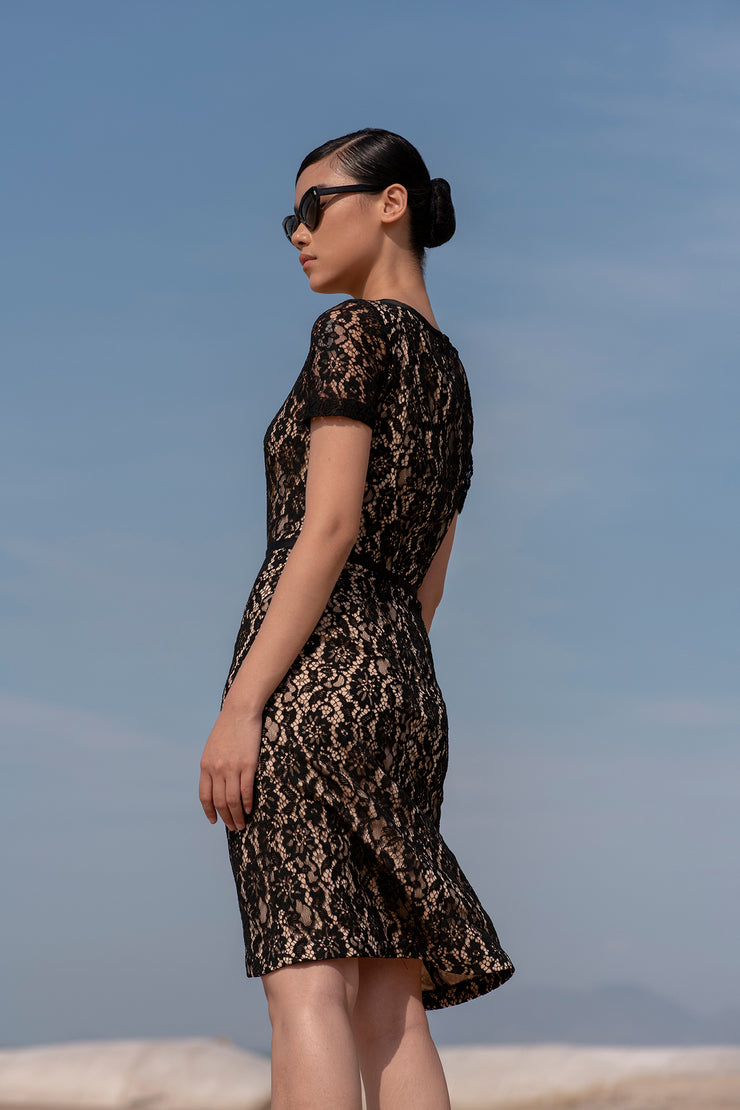 Pencil Lace Dress