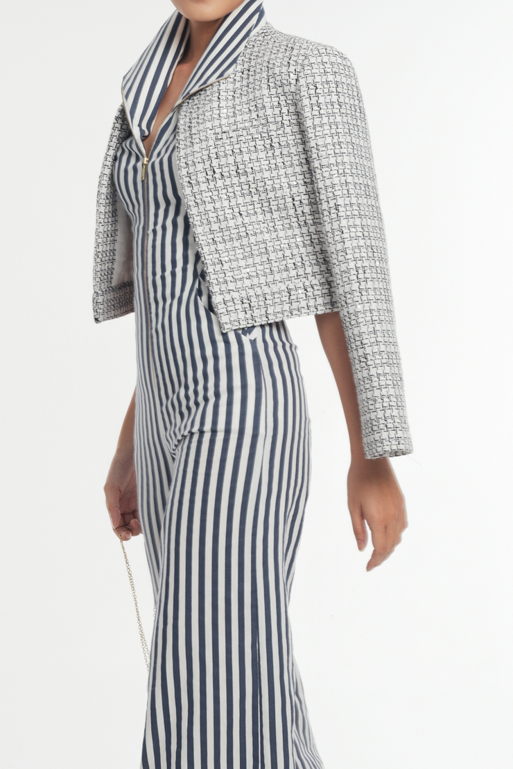 Briena Checked Tweed Jacket