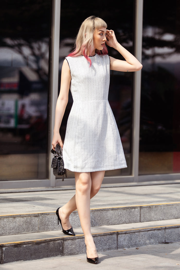 Lady Sexy Tweed Dress