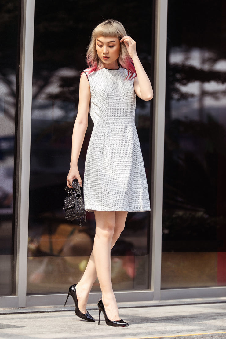 Lady Sexy Tweed Dress